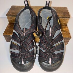Keen Newport Women's 9 Water Sandals Hiking Trail Closed Toe Waterproof Black